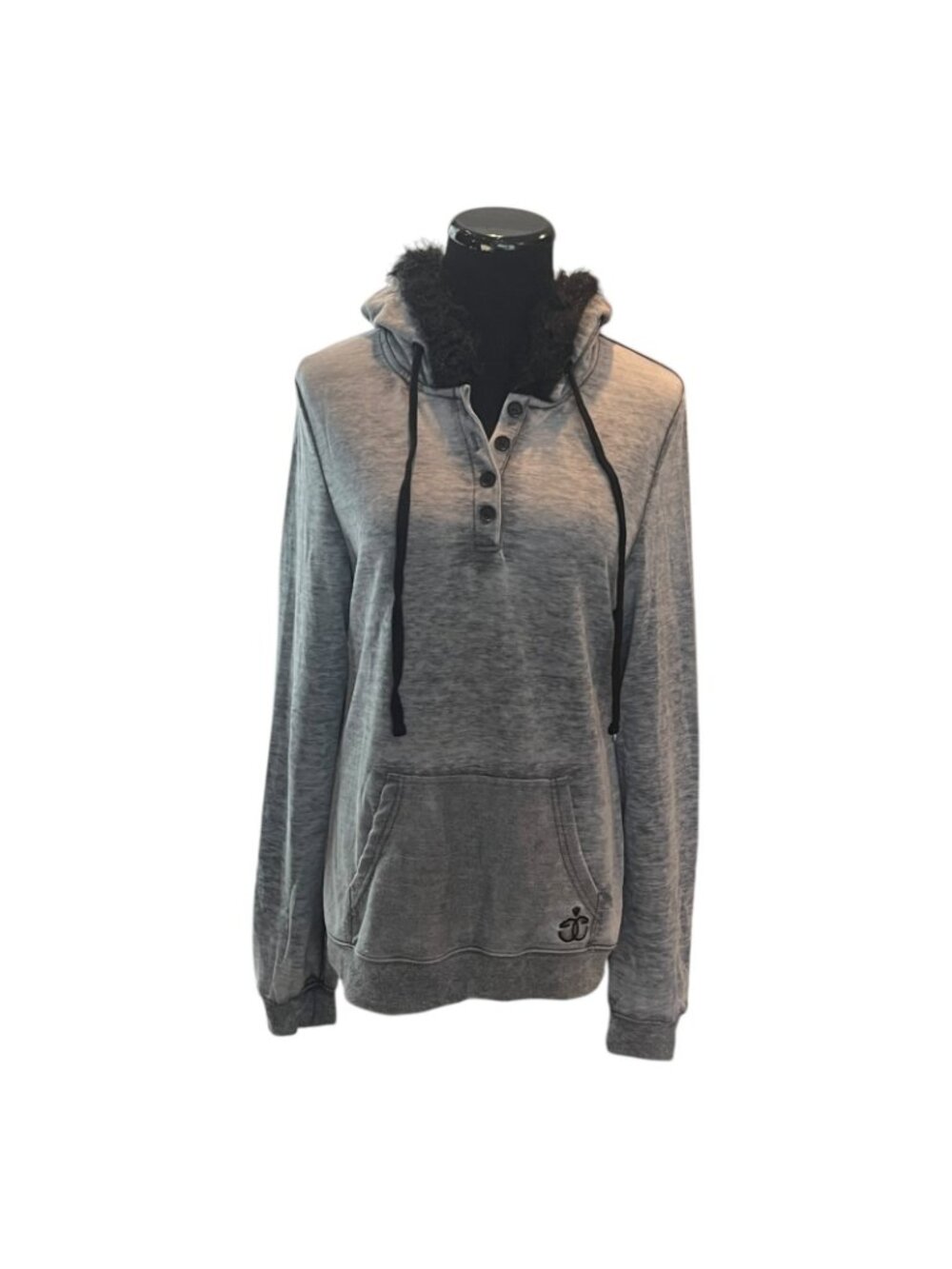 Ezekiel - Women's Medium - Lightweight Grey Hoodie - NEW - Picture 3 of 4